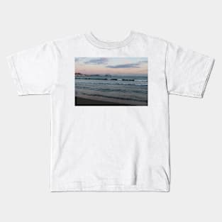 Sunset at Lucrino Beach Kids T-Shirt